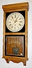 Ingraham Oak Calendar Store Regulator Clock