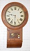Antique Round Top Schoolhouse Clock