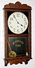 Antique Carved Oak Store Regulator Clock