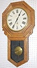 Oak New Haven "Erie" Long Drop Regulator Clock