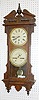Oak Waterbury No. 33 Hanging Calendar Clock