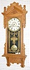 Antique Oak Carved Gilbert No. 117 Wall Clock