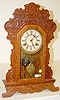 Waterbury "Festus" Pressed Oak Kitchen Clock
