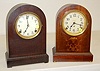 Seth Thomas and Sessions Round Top Shelf Clocks