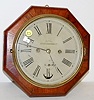 Rosewood Lever Escapement Octagon Wall Clock