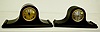 2 Seth Thomas Mahogany Tambour Mantle Clocks