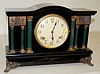 Sessions Black Enamel "Putnam" Mantle Clock