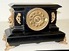 Ansonia Enameled Iron Mantle Clock