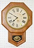 Ansonia Oak Octagon Short Drop Clock
