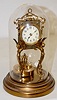 Antique Disc Pendulum Angel Dome Clock