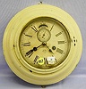 Antique Ansonia Metal Case Gallery Clock