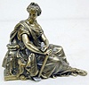 Metal Industry W/ Gear and Hammer Clock Statue