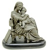 Clock Statue of Female Holding Child