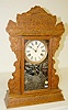 Oak Pressed Kitchen Clock