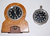 2 Waltham Black Dial Car Clocks