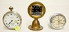 3 Car Clocks: 2 Waltham and A Oldsmobile