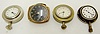 4 Car Clocks: Waltham and Westclox