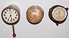 3 Car Clocks: Federal, Stem Wind and Shasta