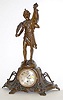 French Joan of Arc Statue Clock