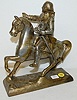 Antique George Washington on Horse Clock Statue