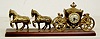 United Electric Horse and Carriage Clock