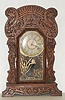 Sessions Oak Kitchen Clock W/ Dolphins