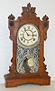 N. Muller Walnut T and S Kitchen Clock