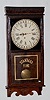 Ingraham Oak Calendar Store Clock