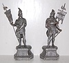 Pair of Nordic Warrior Clock