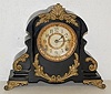Ornate Ansonia Iron Mantle Clock