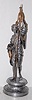 Male Warrior Clock