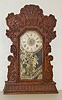 Gilbert Oak (?) "No. 25" Kitchen Clock W/ Alarm