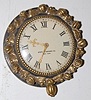 4" Sterling Bronze N.Y. Clock