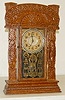 E. Ingraham Oak Kitchen Clock