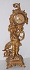 Metal Figural Novelty Clock