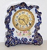 Gilbert "No. 425" Blue China Case Clock