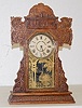 E. Ingraham "Mt Vernon" Oak Kitchen Clock