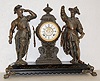 Antique Ansonia "Pizarro and Cortez" Statue Clock