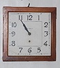 New Haven Square Gallery Clock, 14", Deco