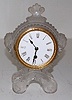 2 Pc. Glass Lady Head Clock