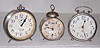 3 Antique Alarm Clocks