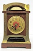 Antique Art Nouveau Bell Top Shelf Clock