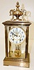 Ansonia "Diplomat" Crystal Regulator Clock
