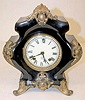Ornate Ansonia "Monaco" Iron Case Mantle Clock