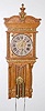 Oak Ansonia "Niobe" Weight Wall Clock