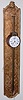 Antique Iron and Porcelain Gravity Clock