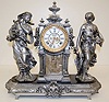 Ansonia "Summer and Winter" Lady Statue Clock