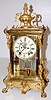 Ornate Ansonia "Enroy" Crystal Regulator Clock