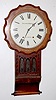 Dilger and Barclay, Glasgow Inlaid Wall Clock