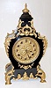 Ornate Waterbury "Louis" Iron Case Mantle Clock